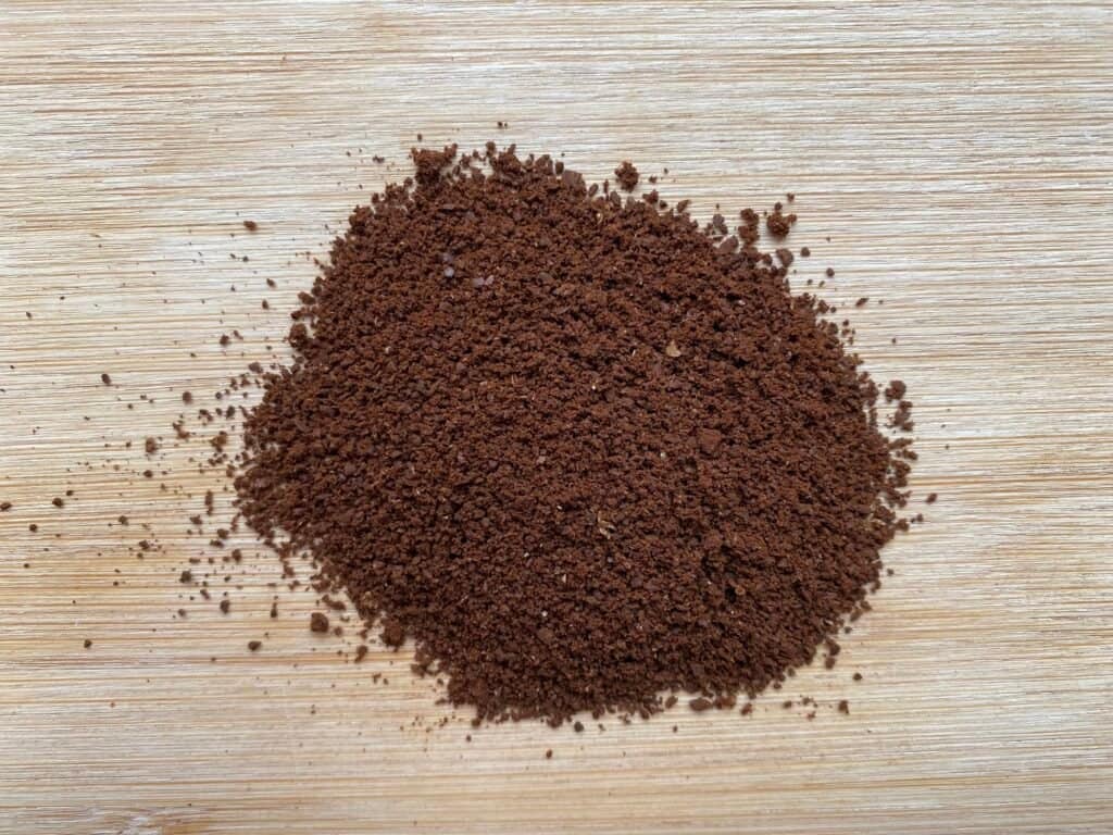 "Coffee grind size used to brew AeroPress coffee at home."