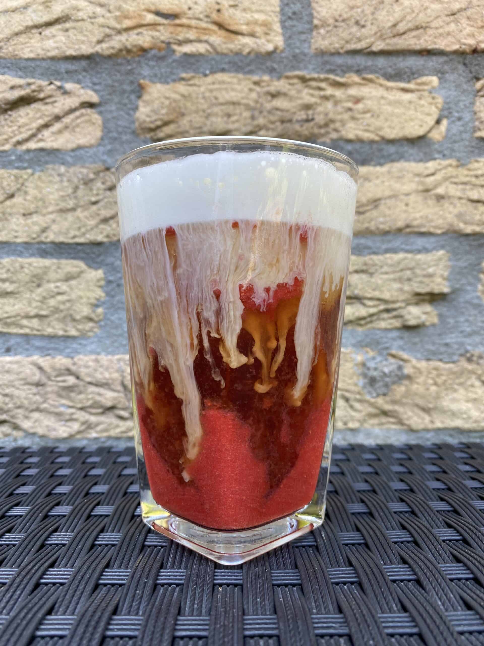 Strawberry cold brew.