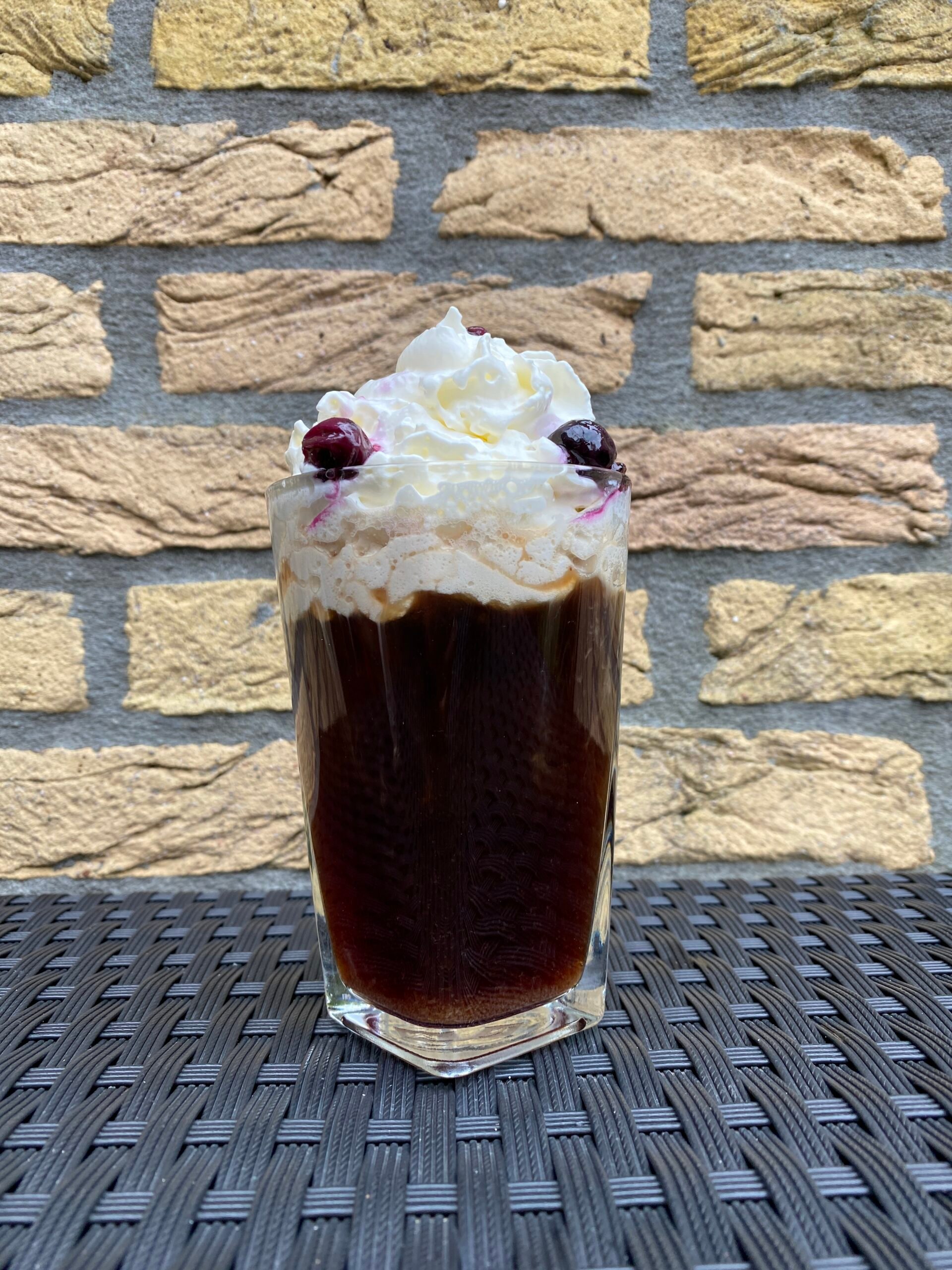 Homemade blueberry coffee.