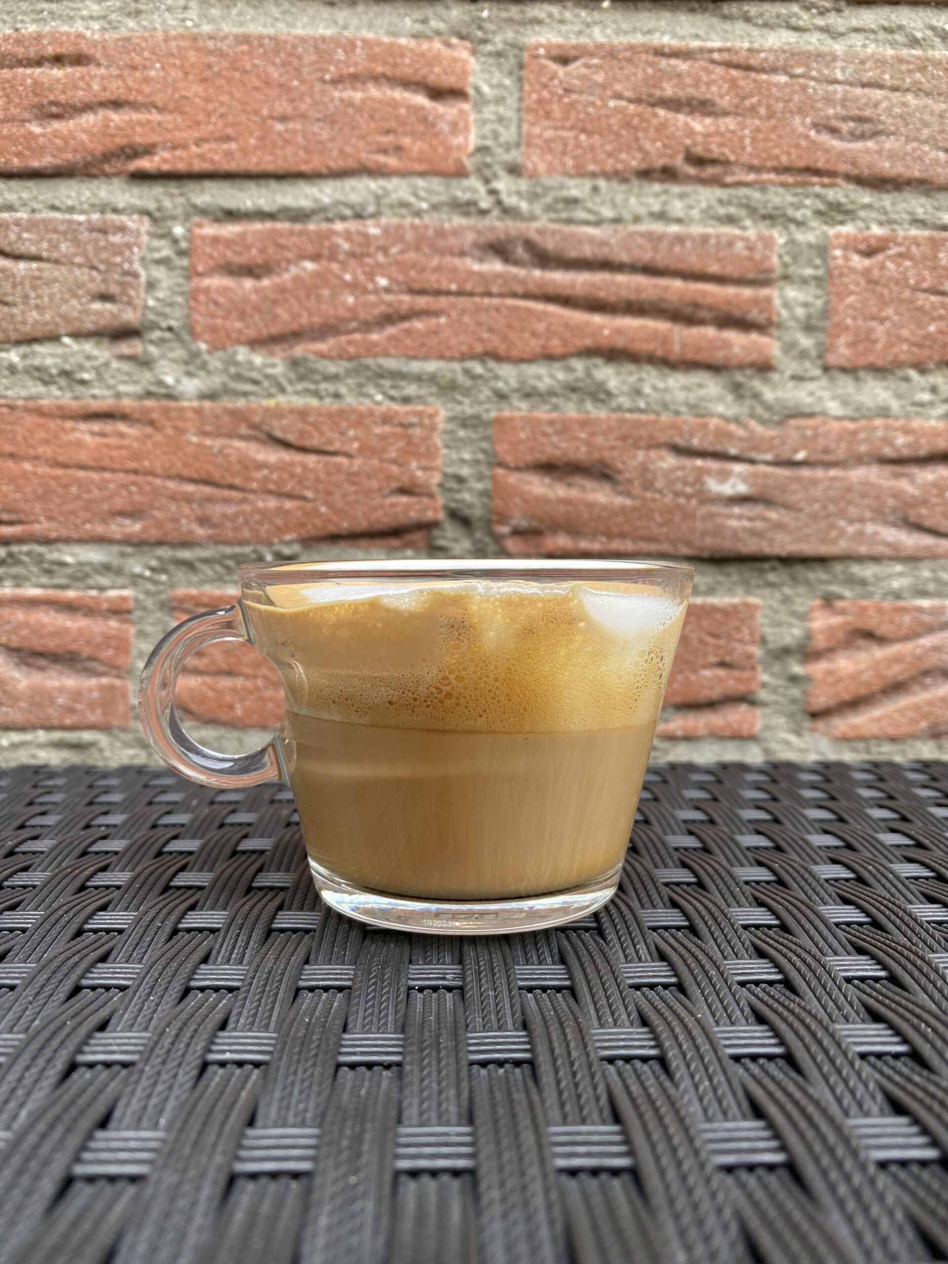 Homemade cappuccino.