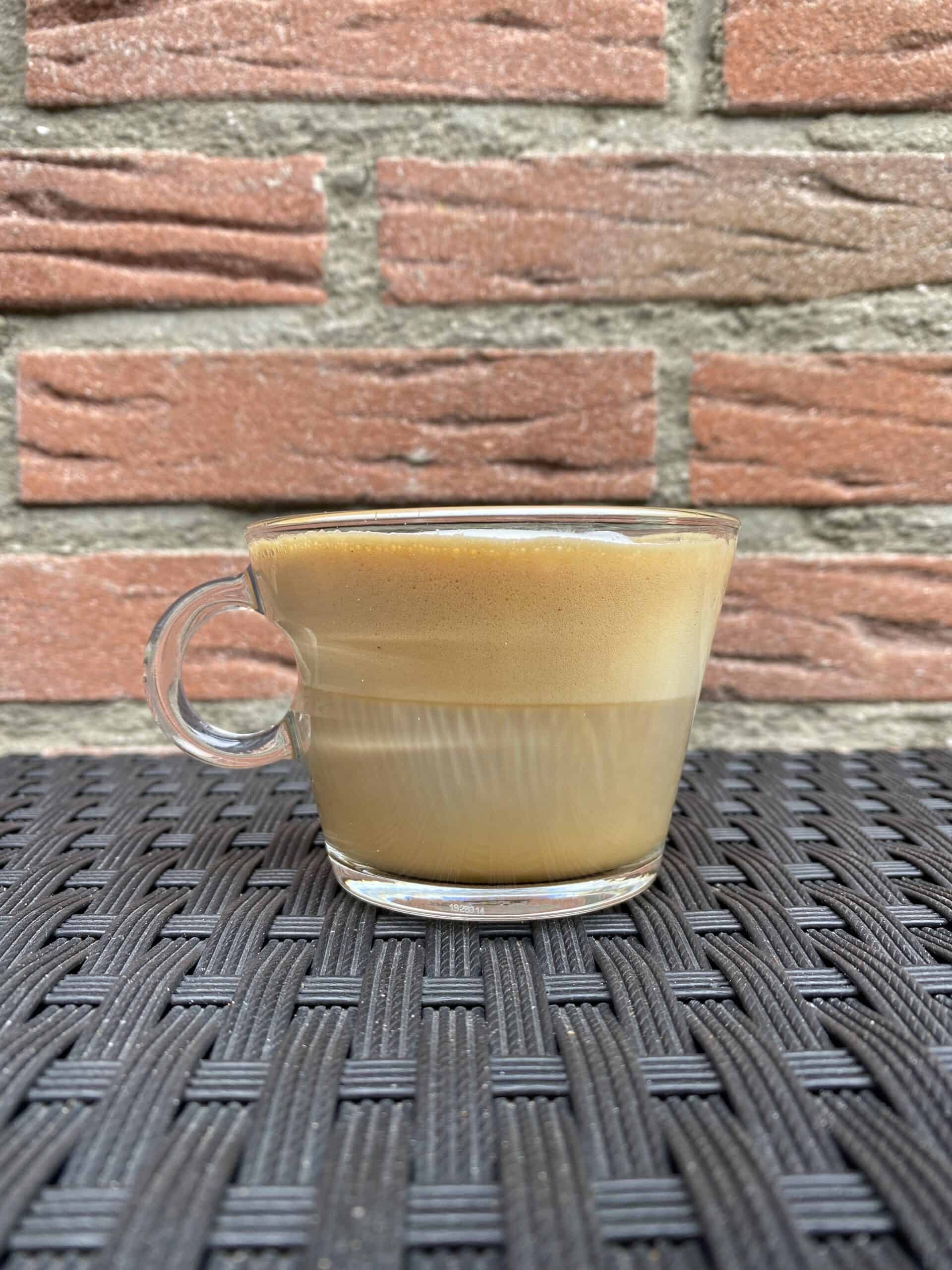 Homemade cappuccino.