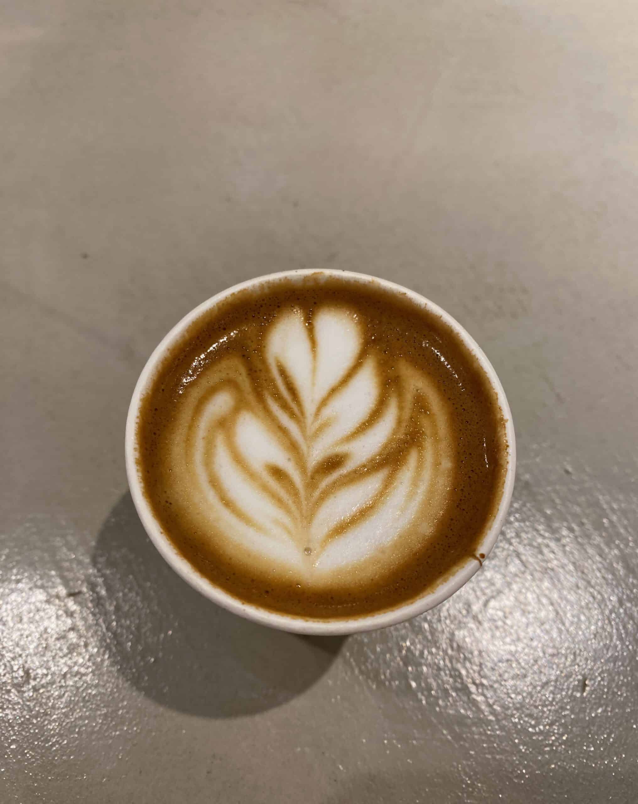 Mocha macchiato, ready to drink.