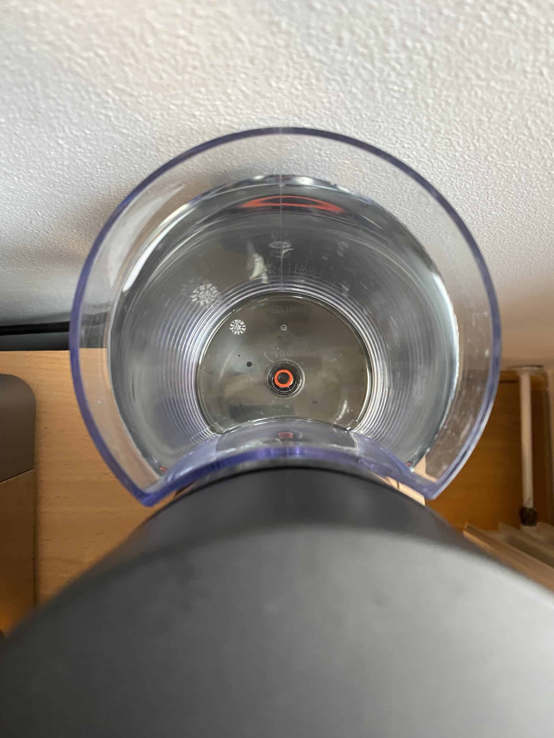 The water reservoir from the Nespresso Vertuo machine.